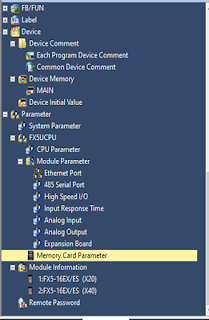 Memory Card Parameters