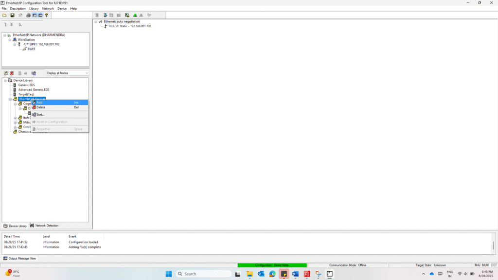 EIP Configurator